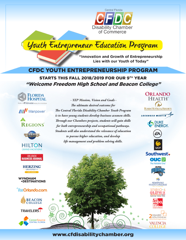 Youth Entrepreneur Education Program Flyer